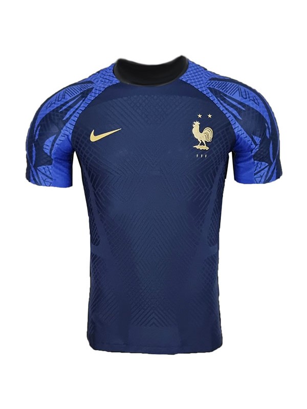 France special player version jersey soccer uniform men's sportswear football tops sport blue shirt 2022